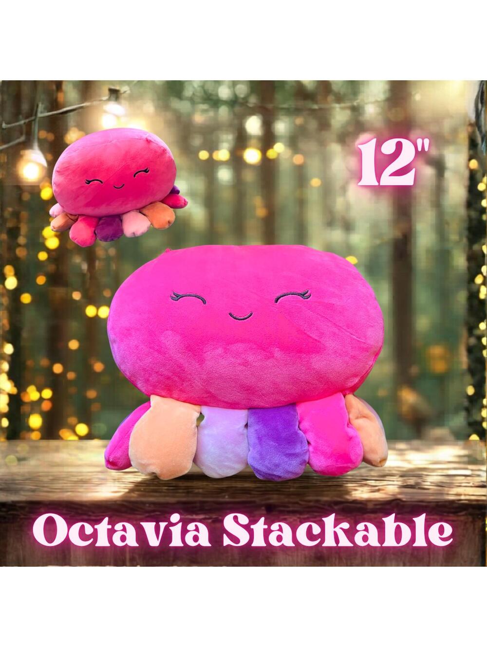 NWT Squishmallows Octavia the Octopus Stackables 12"